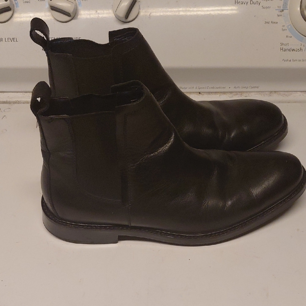 Cole Haan Dark Leather Ankle Boots